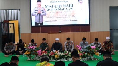 Polres Kota Pekalongan . Peringati Maulid Nabi Muhammad SWA, Kuatkan Silarurahmi Bersama Masyarakat