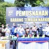 Dit Polairud Polda Babel Musnahkan 11,5 Kilogram Sabu Senilai 11 Miliyar Rupiah