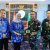 Bupati Barru Terima Audiensi Danyon Arhanud 16/Kostrad