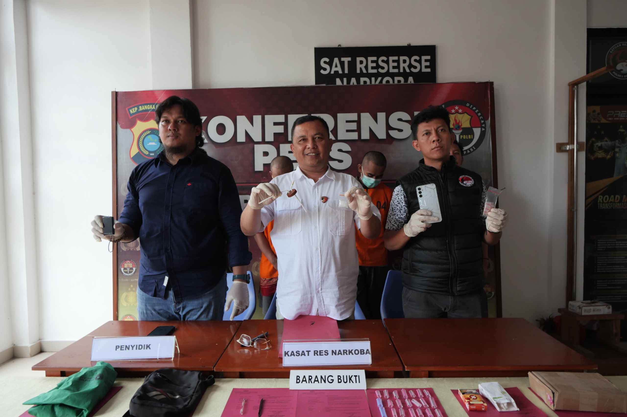 Polres Belitung Gagalkan Penyelundupan Sabu 11,65 Gram di Pelabuhan Pelindo