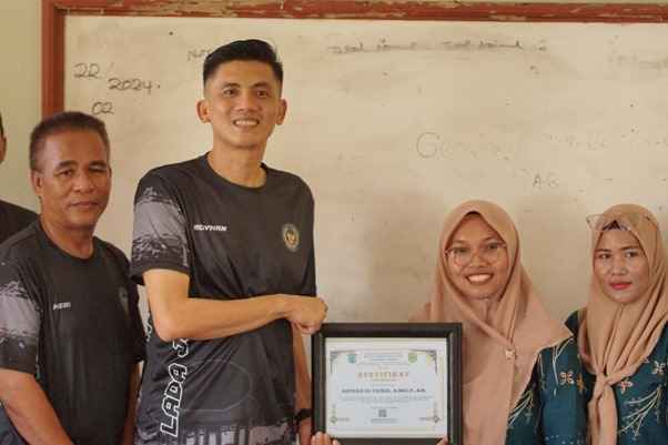 Belajar Dari Kaum Hebat (BELIKAT) Bersama SD Negeri 12 Badau  Oleh Kepala Lapas Kelas IIB Tanjung Pandan