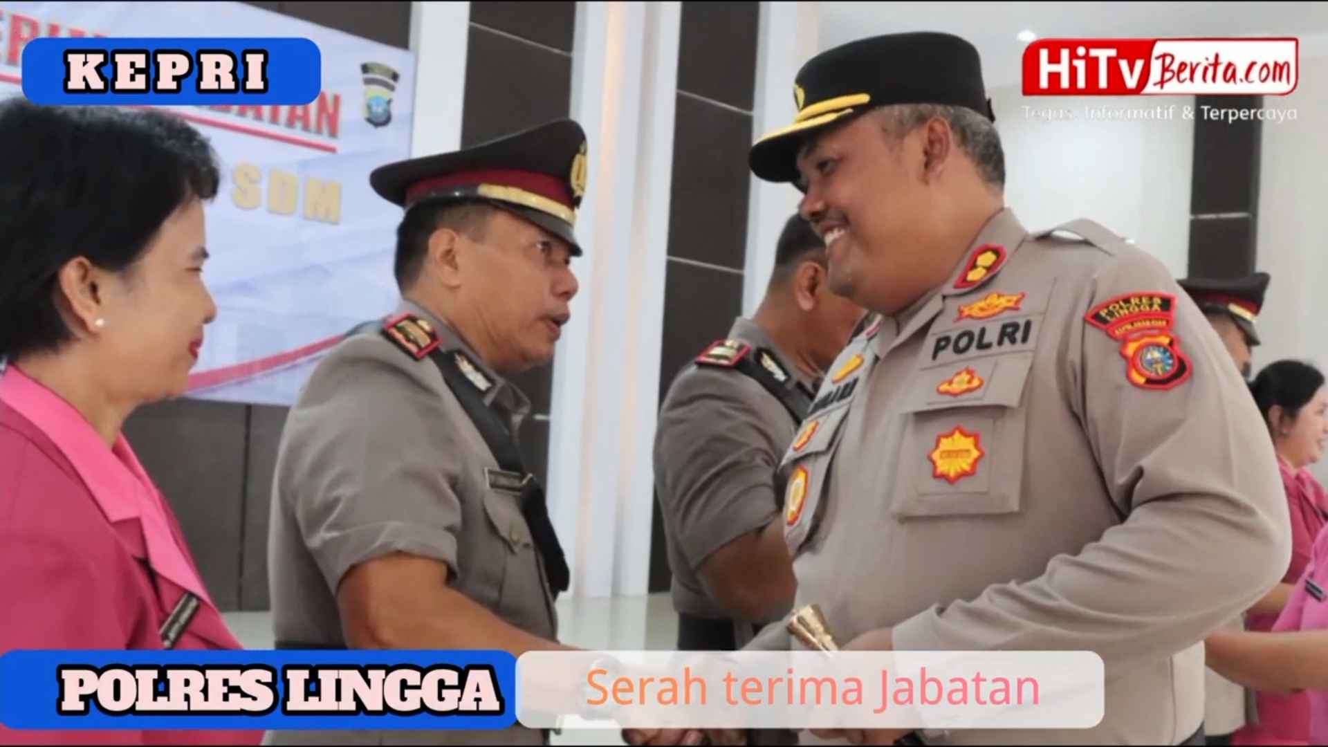 Kapolres Lingga Pimpin Sertijab Kabag REN dan Kabag SDM: Wujud Regenerasi dan Penguatan Kelembagaan Polri