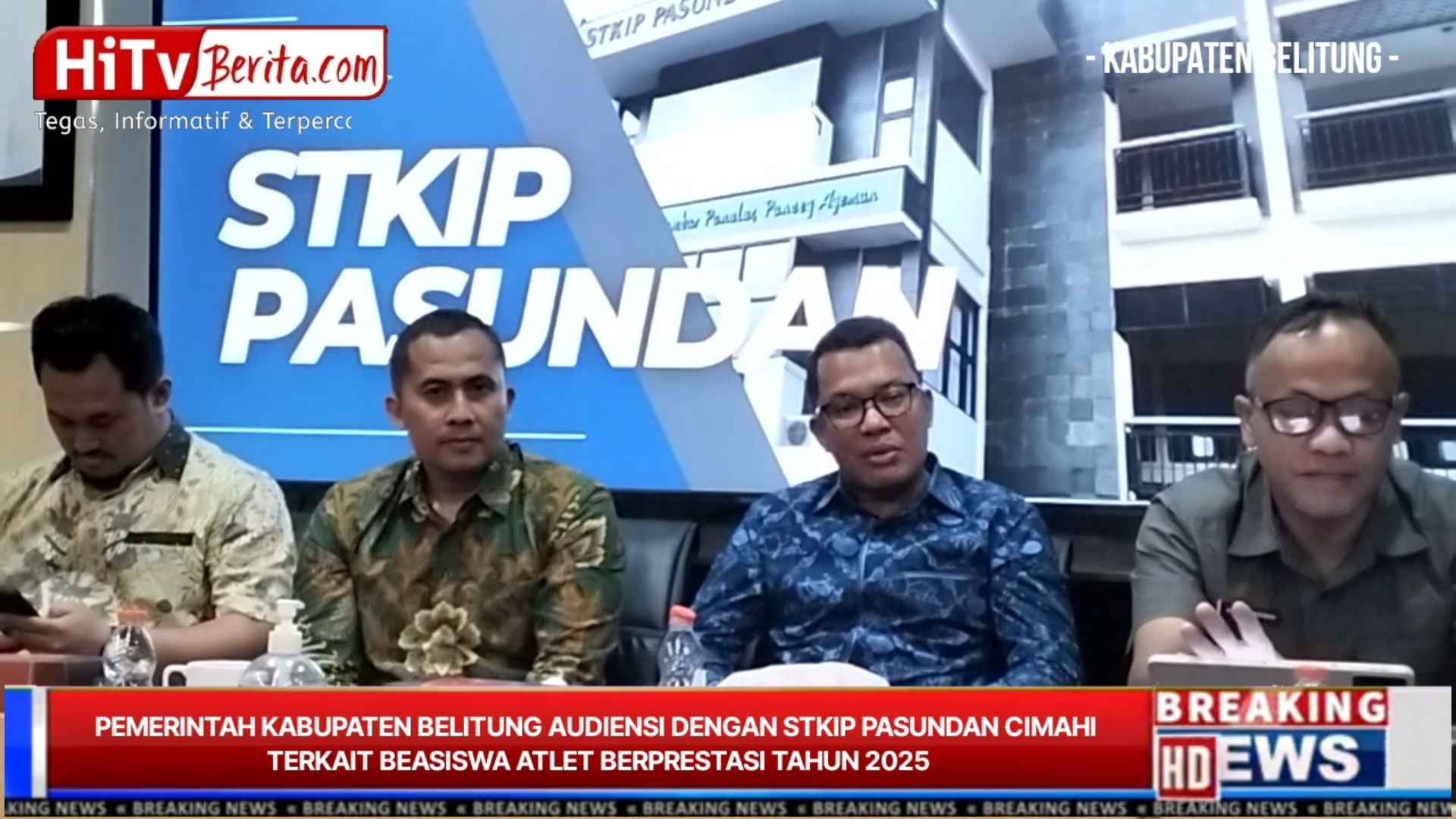 Pemerintah Kabupaten Belitung Adakan Audiensi Dengan STKIP Pasundan Cimahi, Terkait Beasiswa Atlet Berprestasi Di Kabupaten Belitung 2025