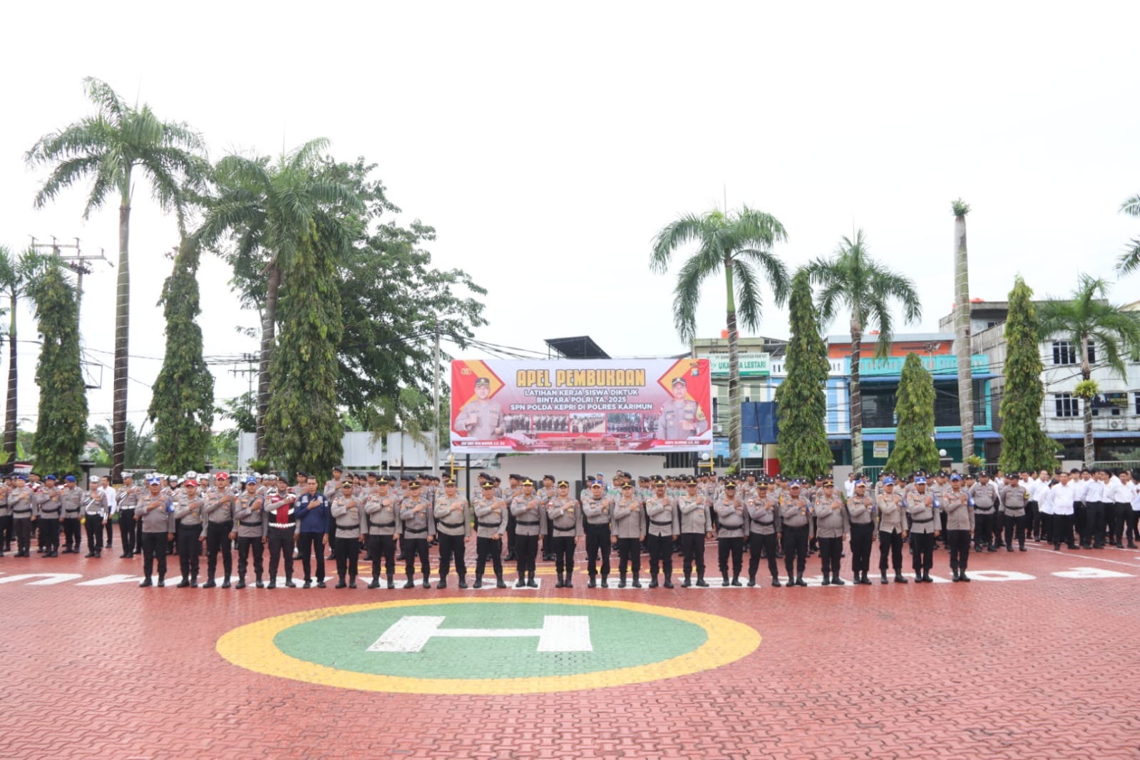 Latja Siswa Diktukba 2025 Resmi Dibuka di Polres Karimun