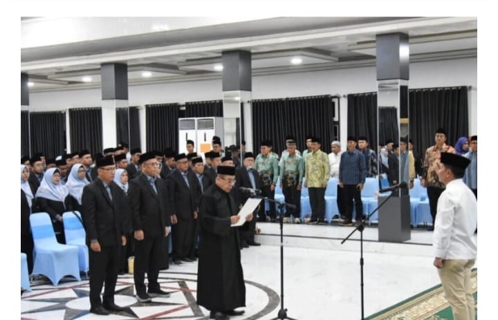 MTQH XXXIII Kalteng: Gubernur Lantik Dewan Hakim, Pengawas, dan Panitera