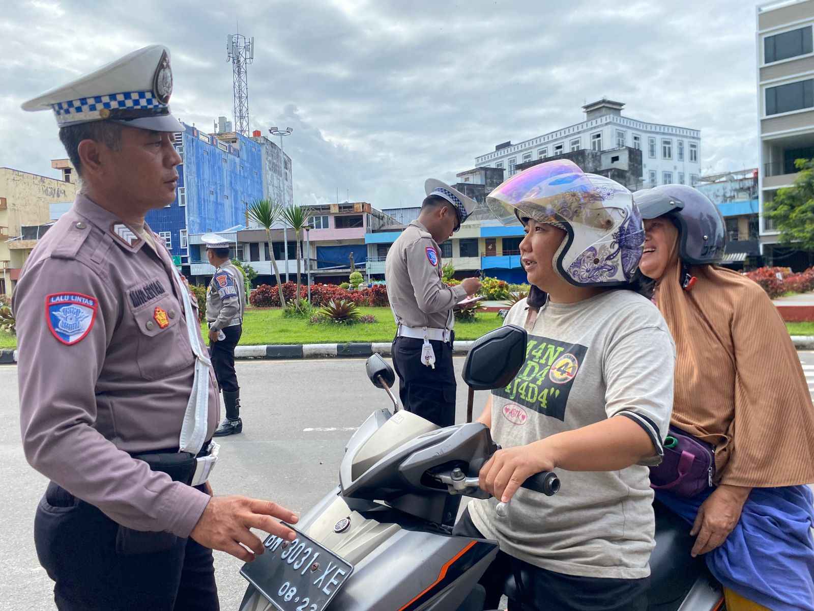 Polres Belitung Tegaskan Tertib Berlalu Lintas, Gelar Razia Stationer Operasi Zebra Menumbing 2025