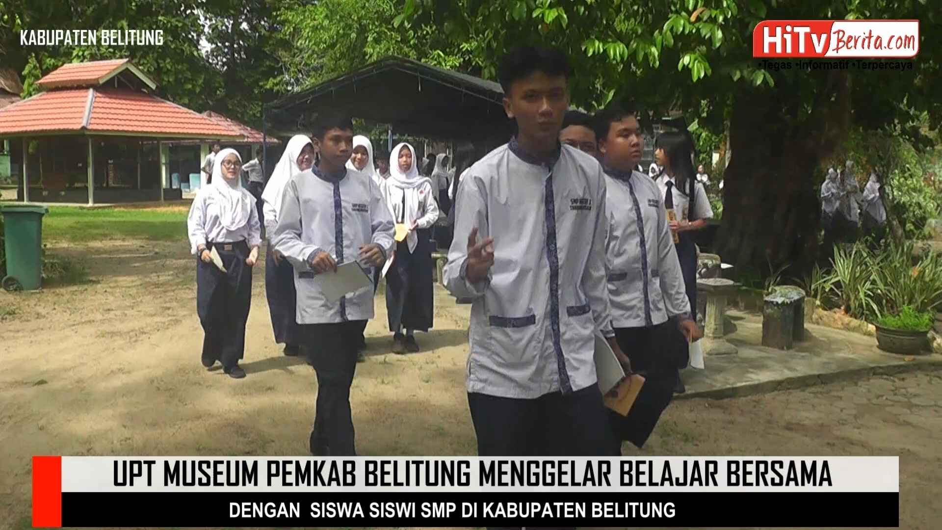 UPT Museum Pemkab Belitung Kembali Menggelar Belajar Bersama Dengan Pelajar Siswa Siswi SMP Di Kabupaten Belitung
