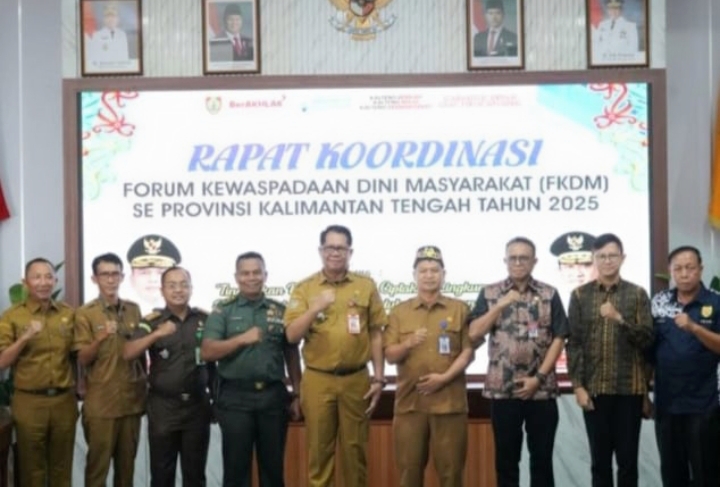 FKDM Kalteng Perkuat Koordinasi Deteksi Dini Gangguan Keamanan