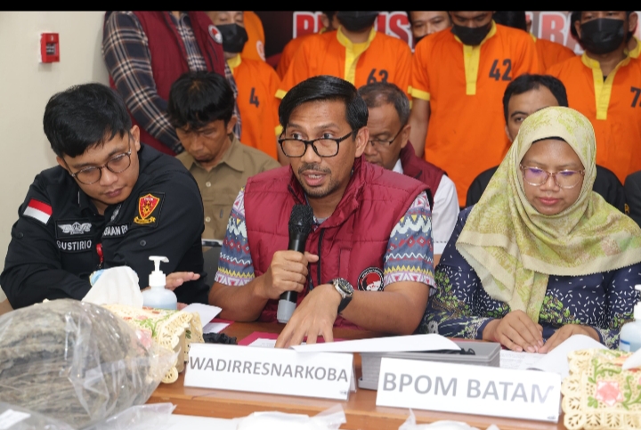 Polda Kepri Musnahkan Barang Bukti Narkotika Hasil Pengungkapan Kasus Oktober 2025