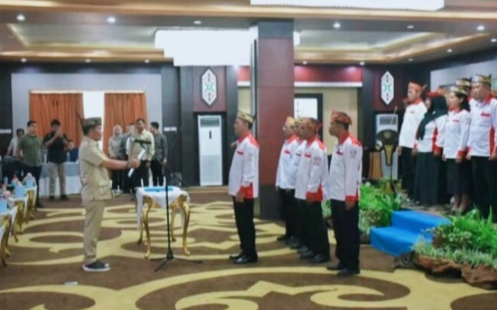 Agustiar Sabran Lantik Pengurus DPD ABPEDNAS Kalteng