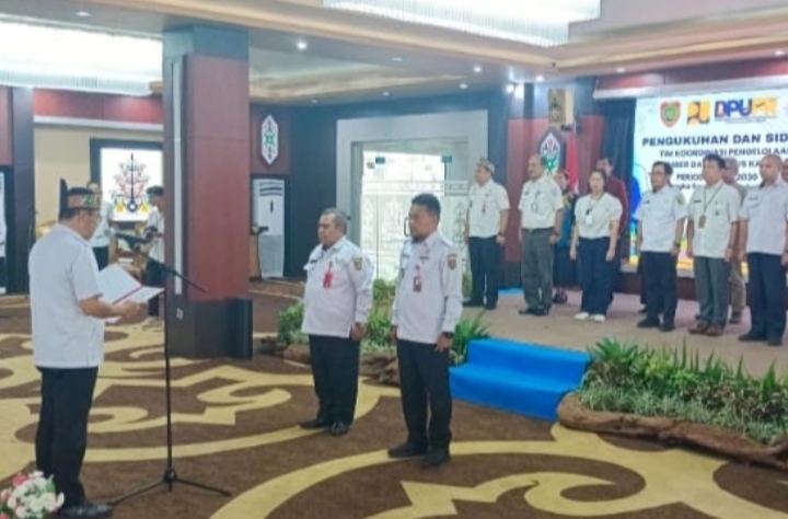 Gubernur Kalteng Kukuhkan TKPSDA Sungai Kahayan, Dorong Tata Kelola Air Lintas Sektor