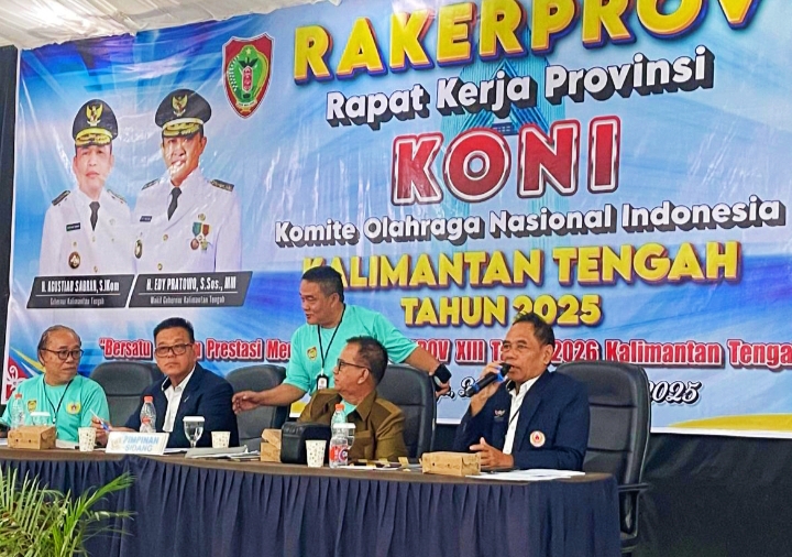 KONI Kalteng Konsolidasikan Pembinaan, Siapkan Strategi Porprov XIII/2026