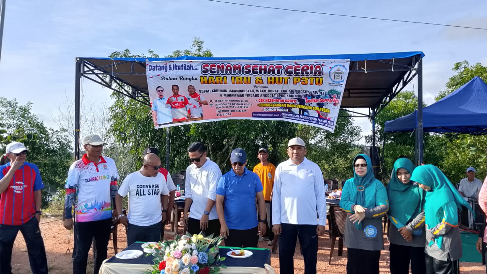 HUT P3TU ke-24 Meriah, Bupati, Wakil Bupati, dan Anggota DPRD Ikut Senam Bersama Masyarakat