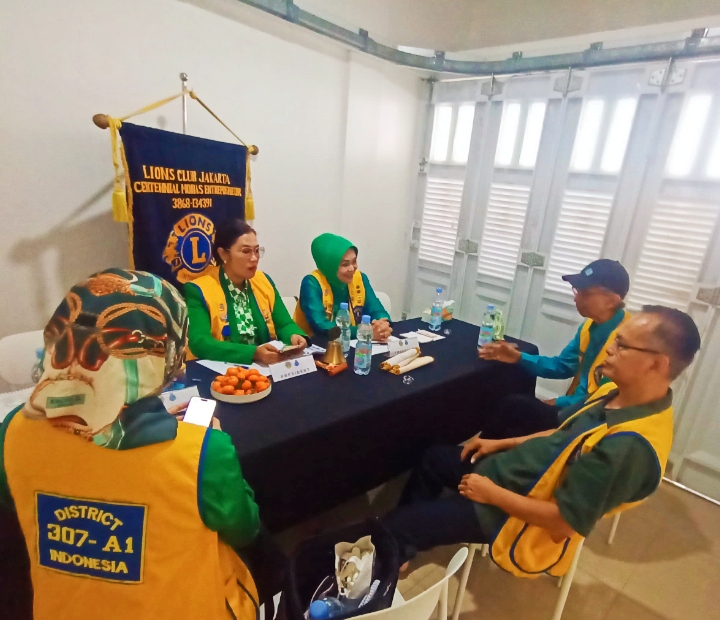 Lions Club Jakarta Gelar Rapat Reguler Bulanan di Jatiwaringin