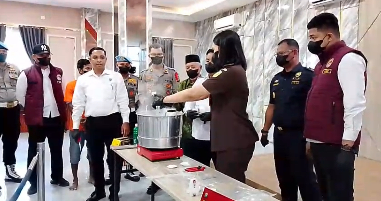 Polres Karimun Musnahkan 1,3 Kg Sabu, Selamatkan Ribuan Jiwa dari Bahaya Narkotika