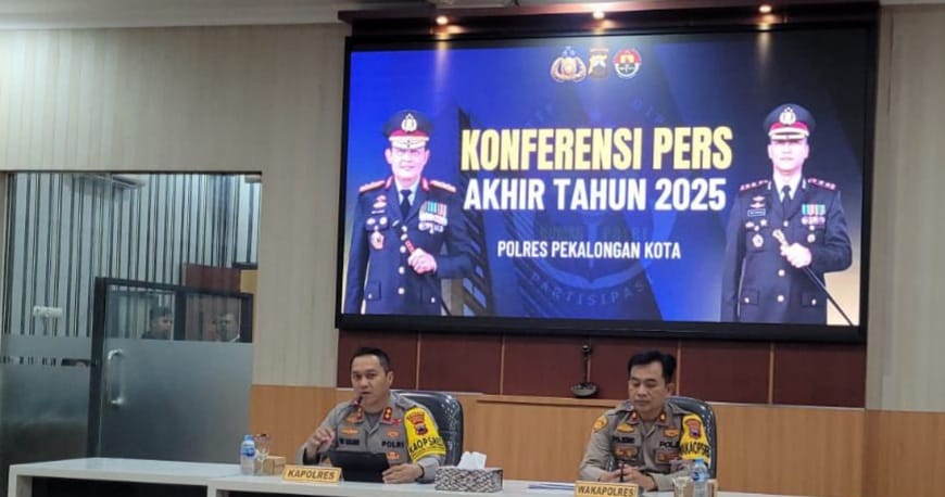 Tutup Tahun Polres Pekalongan Kota Paparkan Capaian Kinerja Sepanjang Tahun 2025