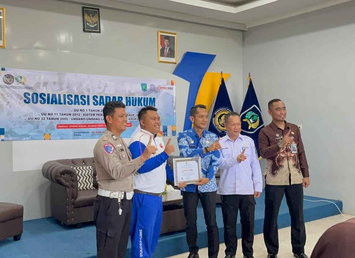 Kolaborasi Lintas Sektor, Bapas Tanjungpandan Gelar Sosialisasi Sadar Hukum bagi Generasi Muda Belitung