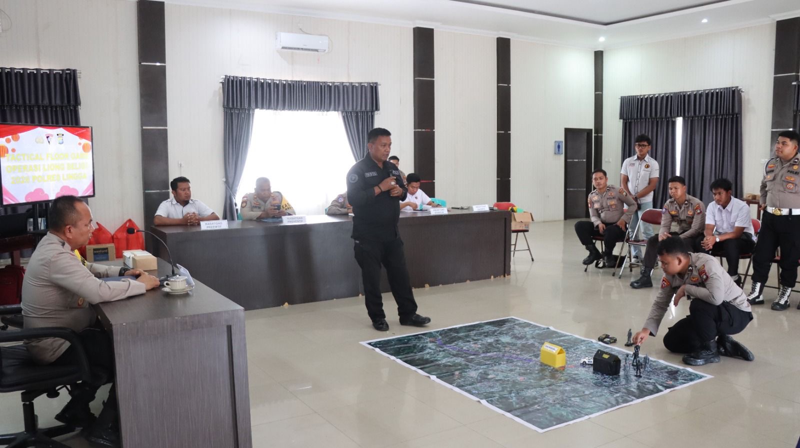 Jelang Imlek 2577, Polres Lingga Siapkan Pengamanan Lewat Latpraops Liong Seligi 2026