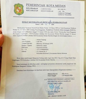 Warga Labuhan Deli Desak Sosialisasi Pembangunan Pangkalan LPG 3 Kg