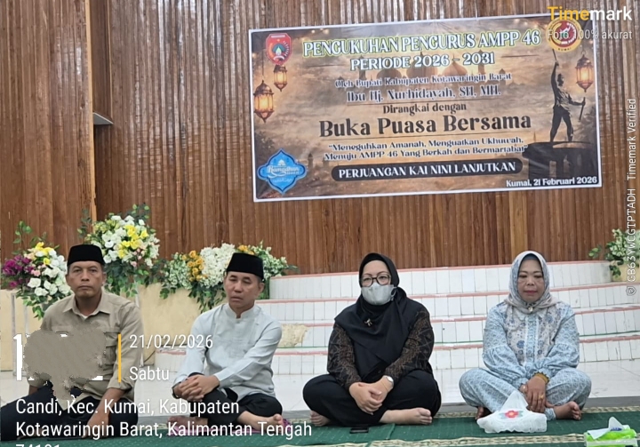 Bupati Kukuhkan Pengurus AMPP 1946 Periode 2026–2031 di Kumai