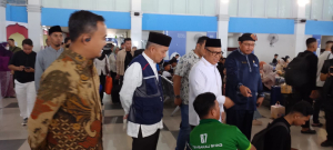 Wagub Kepri Nyanyang Tinjau Arus Mudik di Pelabuhan Sri Bintan Pura Tanjungpinang