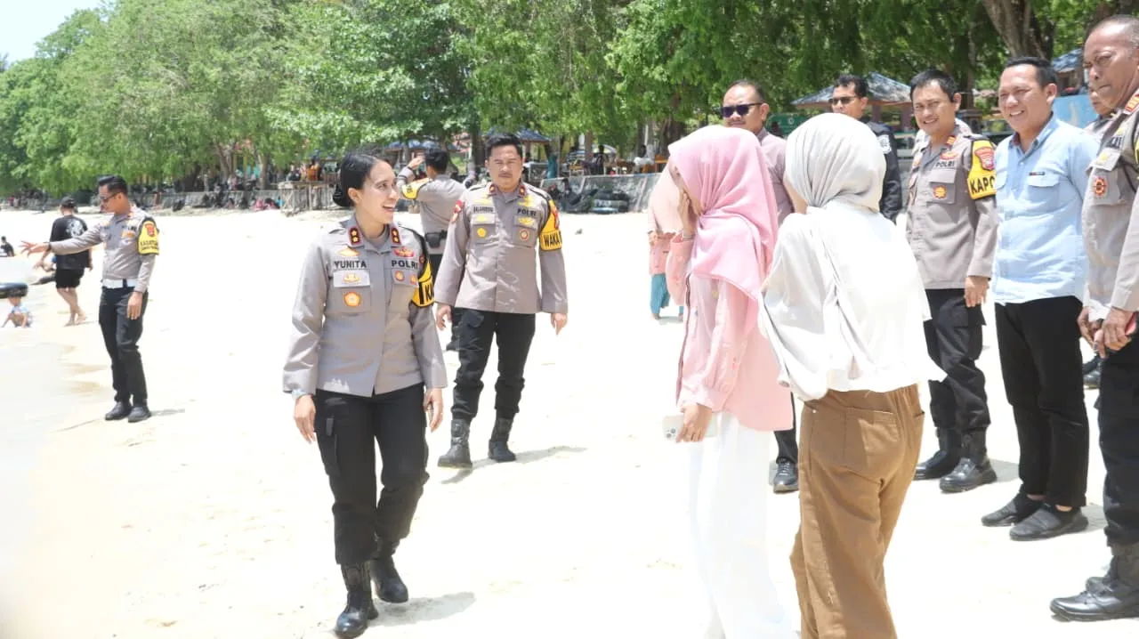 Kapolres Karimun Pastikan Kesiapan Personel di Lokasi Wisata