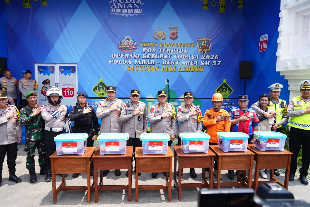 Pantau Arus Mudik dari Udara, Wakapolri Pastikan 2.746 Pos Operasi Ketupat 2026 Siap Layani Pemudik