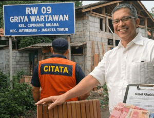 Renovasi Rumah Tanpa Penambahan Bangunan Dipanggil Citata, RW 09 Griya Wartawan Minta Penjelasan