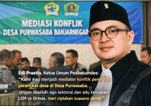 Kades Hoho dan LSM Harimau Bersitegang, Posbakumdes Siap Jadi Penengah!