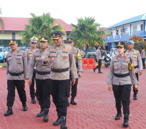 Cek Kesiapan Operasi Ketupat Seligi 2026, Polda Kepri Periksa Personel dan Peralatan di Polres Karimun