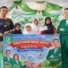Santunan Anak Yatim PEWARIS Warnai Ramadhan, Lucky Indrawan Sampaikan Pesan Minal Aidin Wal Faidzin