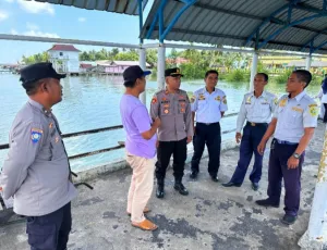 Polsek Buru Intensifkan Patroli Pelabuhan, Antisipasi Gangguan Kamtibmas Jelang Lebaran
