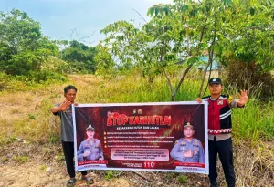 Cegah Karhutla di Tengah Ancaman El Nino, Polres Karimun Intensifkan Sosialisasi dan Patroli