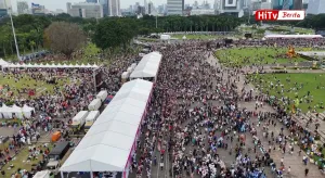 Monas Jadi Panggung Rakyat: Prabowo Ingin Seluruh Warga Rasakan Kegembiraan Lebaran
