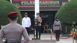 Pengamanan Mudik Lebaran, Polres Karimun Gelar Apel Operasi Ketupat Seligi 2026