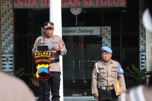 Perkuat Komitmen Pengabdian, Wakapolres Pimpin Upacara Hari Kesadaran Nasional di Mapolres Pekalongan Kota