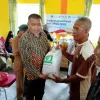 Wabup Karimun Launching Bantuan Pangan, Tekankan Transparansi