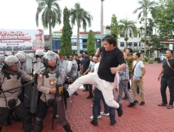 Polres Karimun Simulasikan Penanganan Unjuk Rasa Jelang May Day 2026