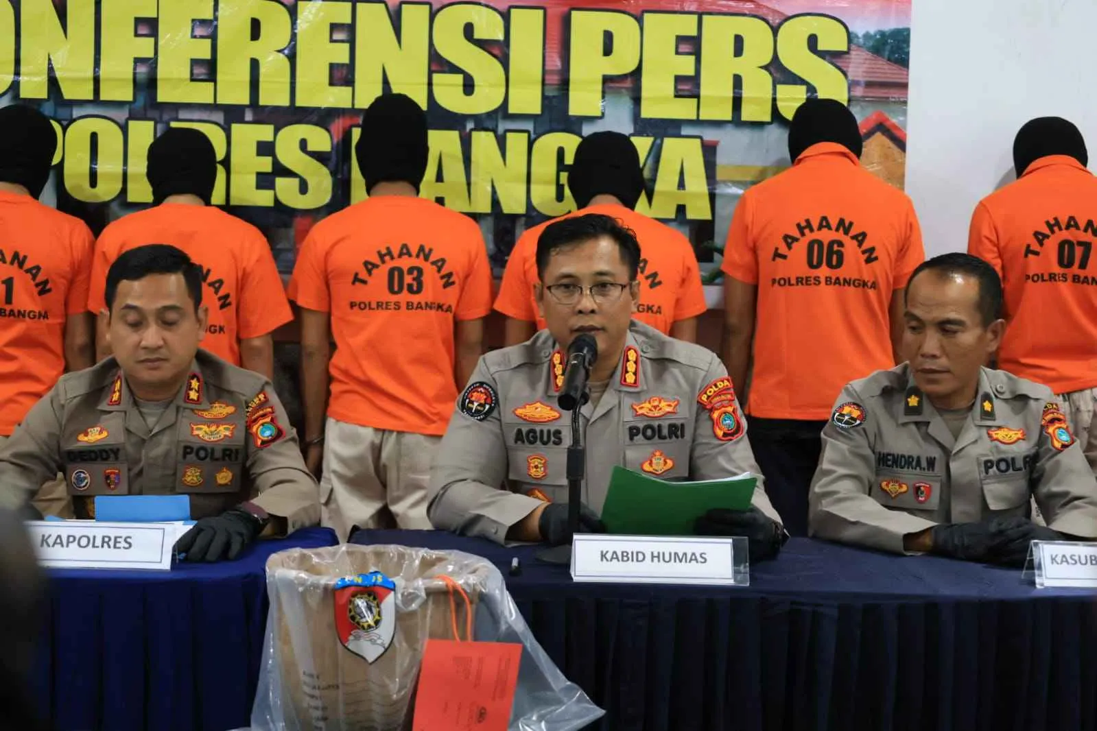 Kurang dari 48 Jam, Polda Babel dan Jajaran Berhasil Amankan 8 Tahanan Yang Kabur Dari Rutan Polres Bangka