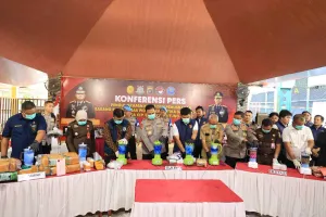 Polda Babel Ungkap 165 Kasus Narkotika Periode Triwulan I 2026, Sabu Hingga Ganja Dimusnahkan