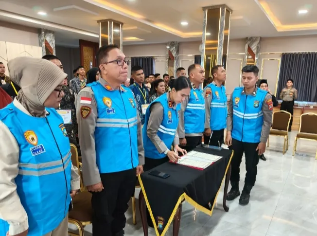 Polres Karimun Tegaskan Rekrutmen Bersih, Peserta Seleksi Teken Pakta Integritas