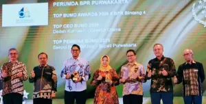 Perumda BPR Purwakarta Sabet Tiga Penghargaan Top BUMD Awards 2026