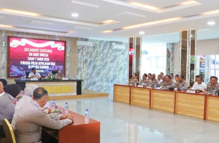 Audit Kinerja Itwasda Tahap I, Polres Karimun Dievaluasi Menyeluruh