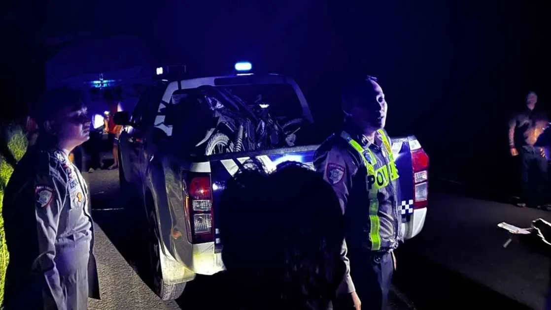 Respon Cepat Satlantas Polres Belitung Tangani Kecelakaan di Jalan Raya Sijuk