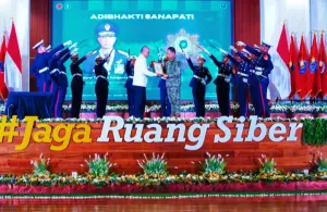 Panglima TNI Terima Adhibhakti Sanapati, Tekankan Penguatan Pertahanan Siber Nasional
