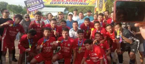 Final Paya Manggis Cup I Berlangsung Sengit, Tebing FC Menang 2-1