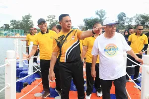Kapolda-Gubernur Babel Lepas Ribuan Bibit Ikan Nila Di Kolam Bhaypark, Irjen Pol Viktor : Semoga Bermanfaat