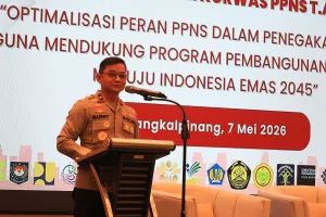 Pesan Wakapolda Babel Saat Buka Bintek Bagi Korwas PPNS : Penting Tingkatkan Kapasitas dan Kompetensi