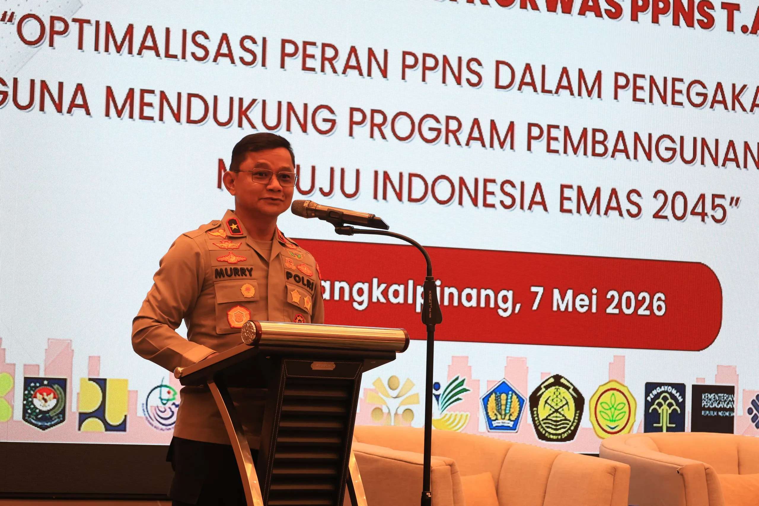 Pesan Wakapolda Babel Saat Buka Bintek Bagi Korwas PPNS : Penting Tingkatkan Kapasitas dan Kompetensi