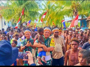 Tim Wasev TMMD ke-128 Tinjau Progres Program di Kampung Keakwa